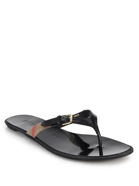 burberry thong sandals